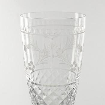 Fritz Kallenberg, champagneglas, 5 st, "Elvira Madigan", Kosta.