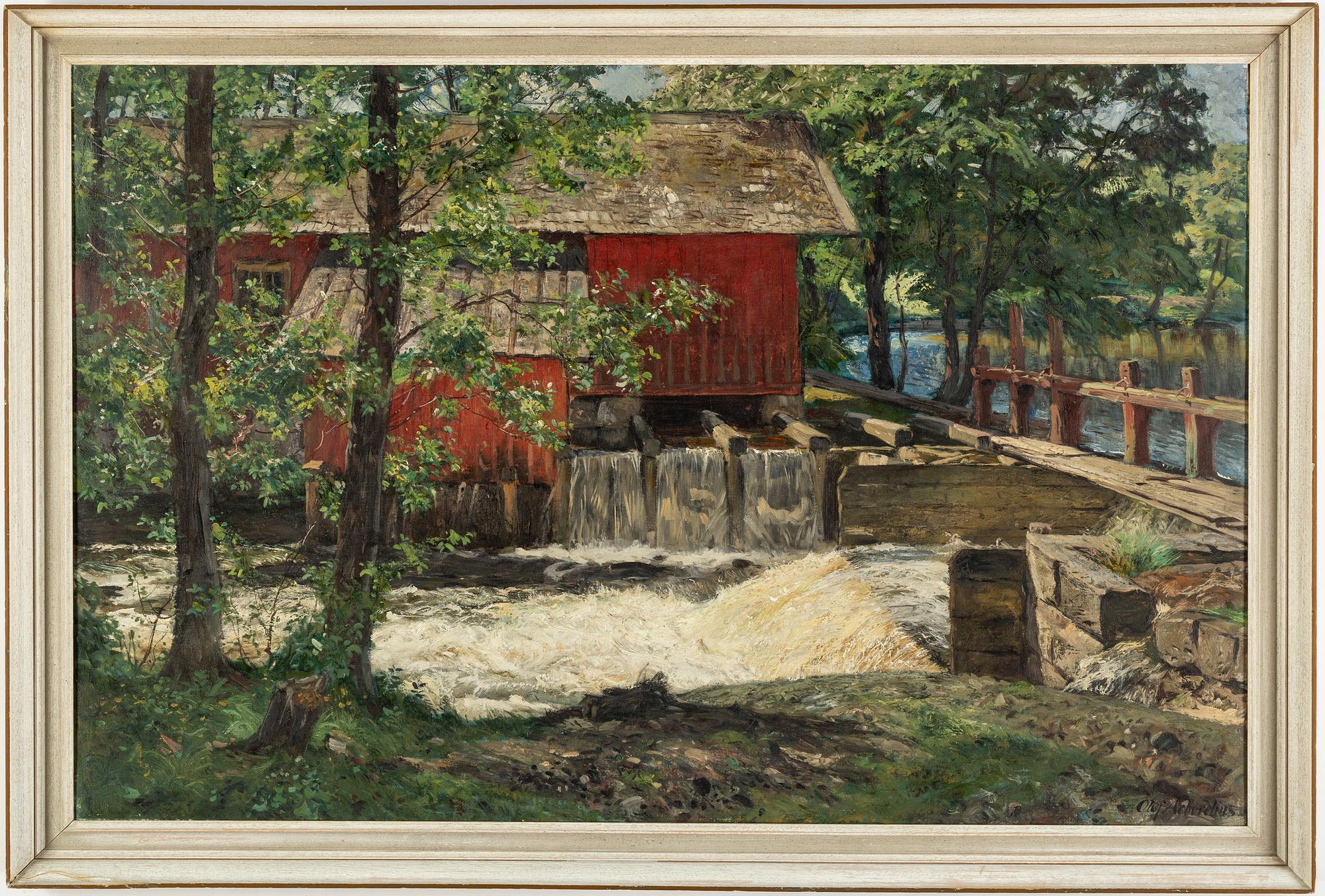 OLOF ARBORELIUS, oil on canvas, signed.