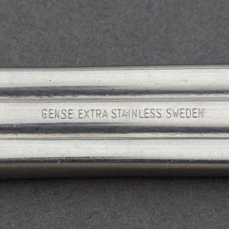 A set of stainless steel flatware, 191 pcs, "Thebe", design Folke Ahström for Gense, Sweden, 1950/60s.