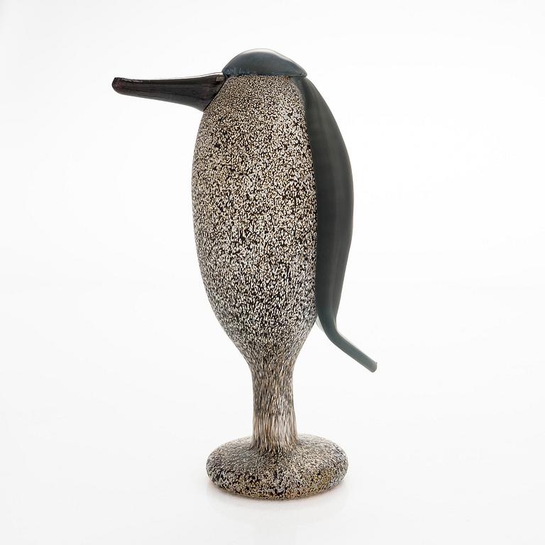 Oiva Toikka, a 'Heron' glass bird signed O. Toikka Nuutajärvi.