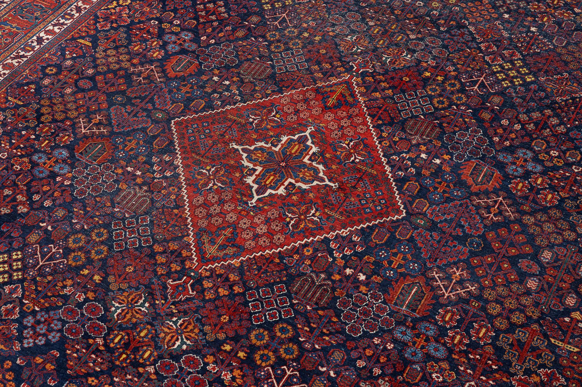 An oriental carpet, c. 360 x 270 cm.