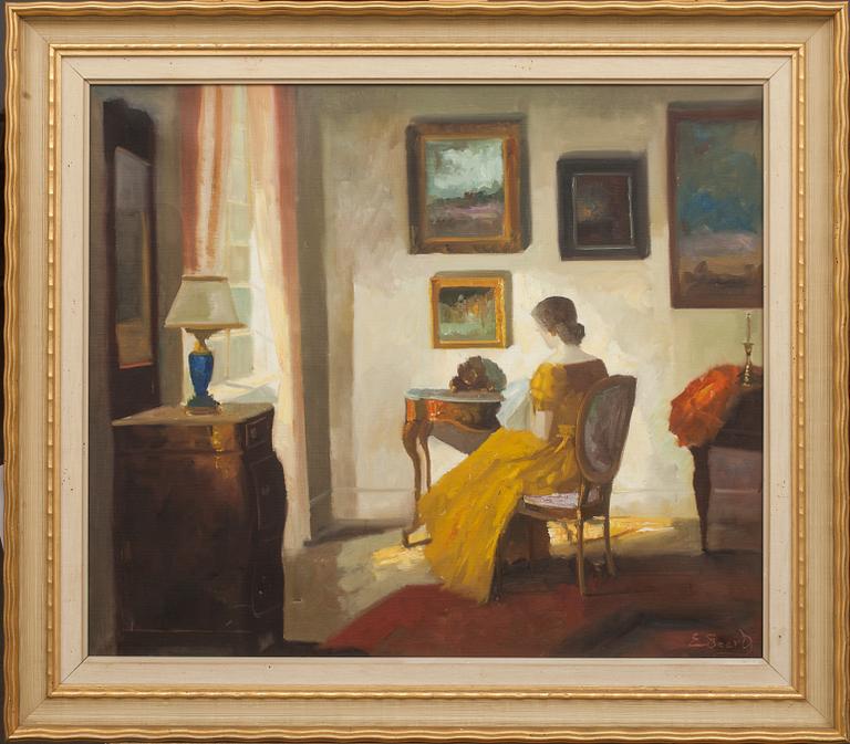 EDIT GERT, olja på duk, signerad.