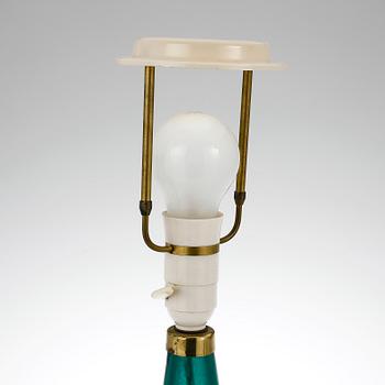 BORDSLAMPA, glas, Venini, Italien, 1950-tal.