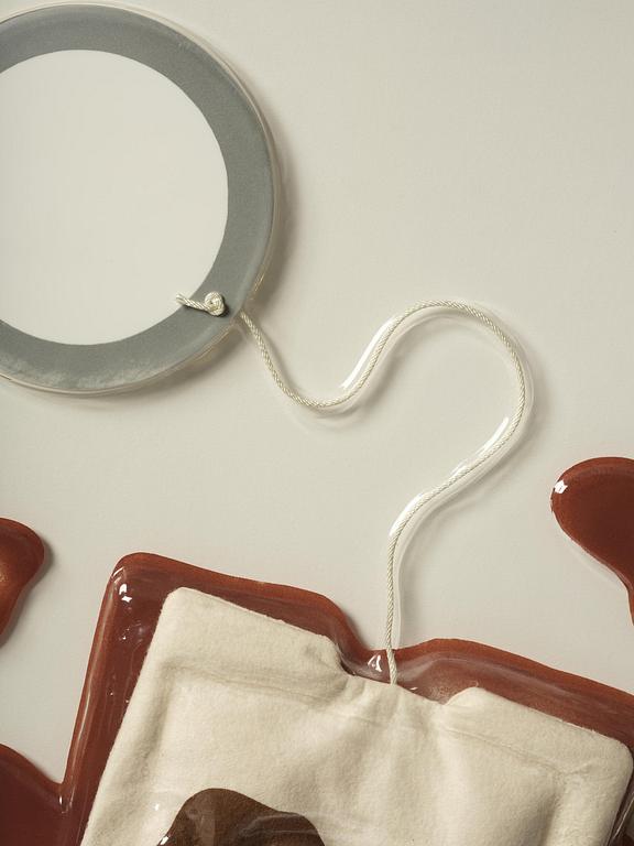 Claes Oldenburg, "Tea Bag" from: "Four on Plexiglas".
