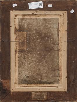 OKÄND KONSTNÄR, olja på pannå, signerad R. Turner. 1800-tal.