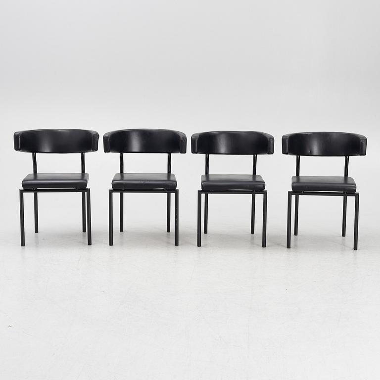 Love Arbén, stolar, 4 st, "Aron", Lammhults, 1990-tal.