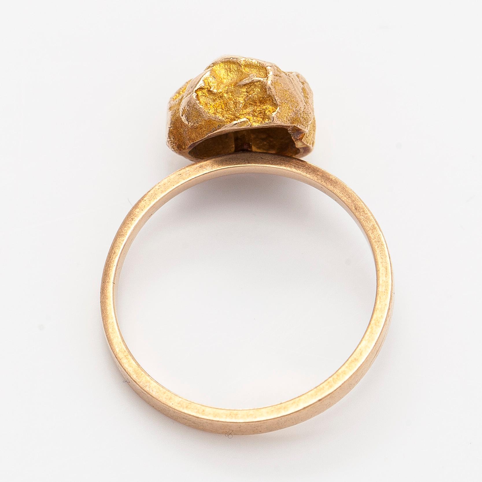 Björn Weckström, ring, "Gulros",  14K guld, Lapponia 1967.