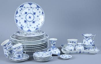 PARTI MUSSELMALET, 22 delar, porslin, Kongl Dansk.