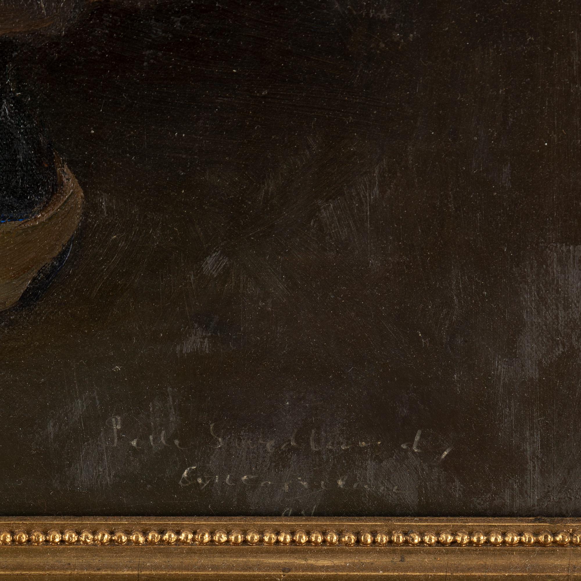 PELLE SWEDLUND, oil on canvas/panel, signed and dated Concarneau -94.