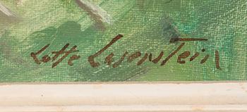 Lotte Laserstein, Woman under the tree crowns.