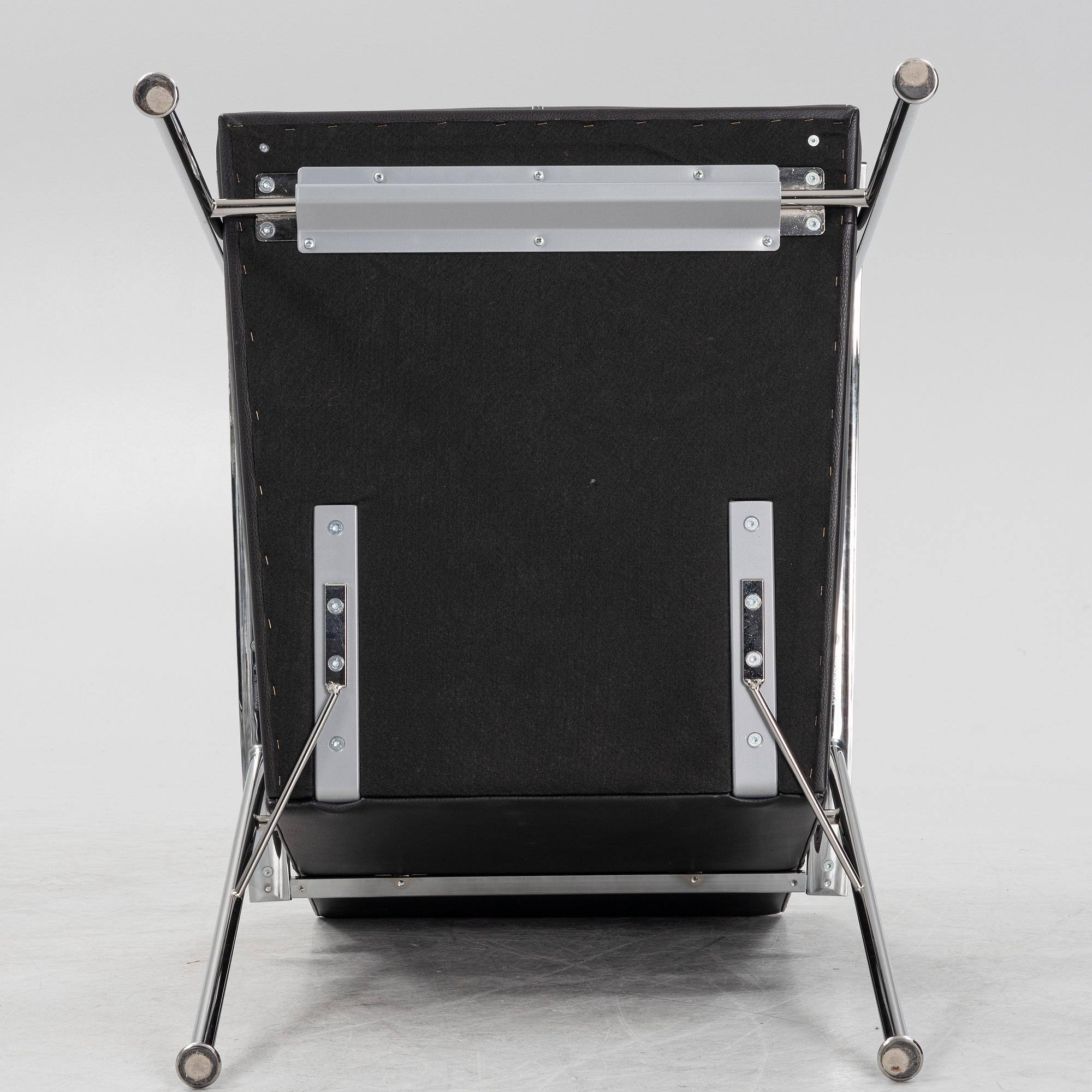 Gunilla Allard, a 'Sahara' leather upholstered easy chair from Lammhults, 21st Century.