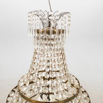 An empire style chandelier around 1900.