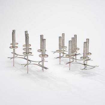 PAAVO TYNELL, A PAIR OF CANDELABRAS. Taito, 1940s.