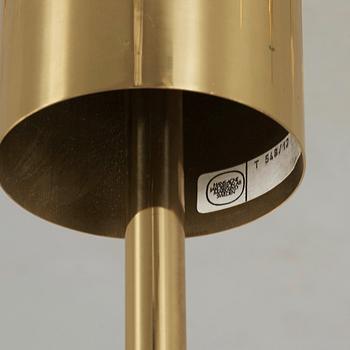 Hans-Agne Jakobsson, a brass twelve-light ceiling lamp, Markaryd, Sweden 1960's-70's, model T548/12.