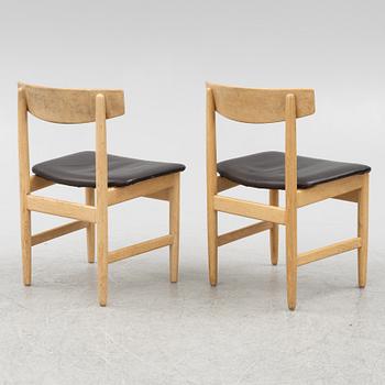 Børge Mogensen, a set of chairs 8 chairs, "Öresund", Karl Andersson och söner, Sverige.