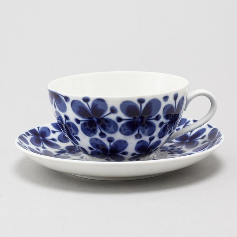 44 pieces of porcelain tableware by Marianne Westman, model "Mon Ami", for Rörstrand, 20th century.