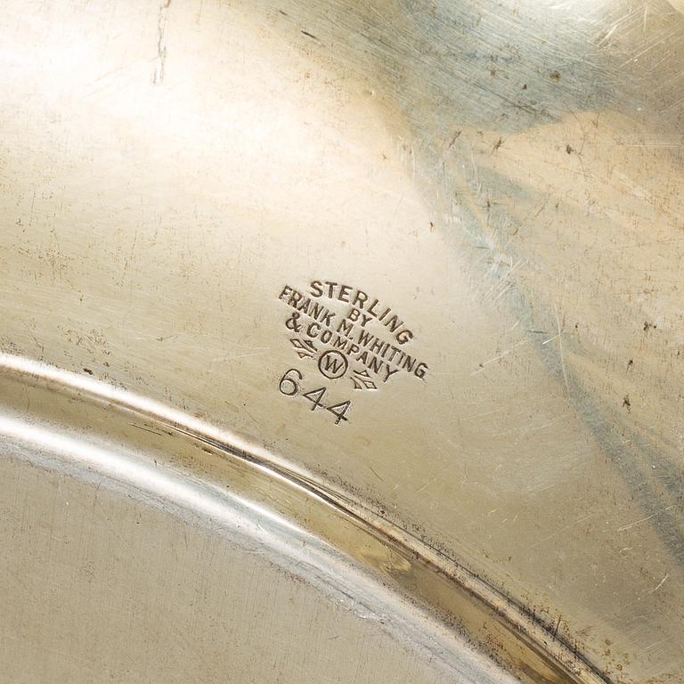 Four 20th century American silver-gilt sterling dishes.