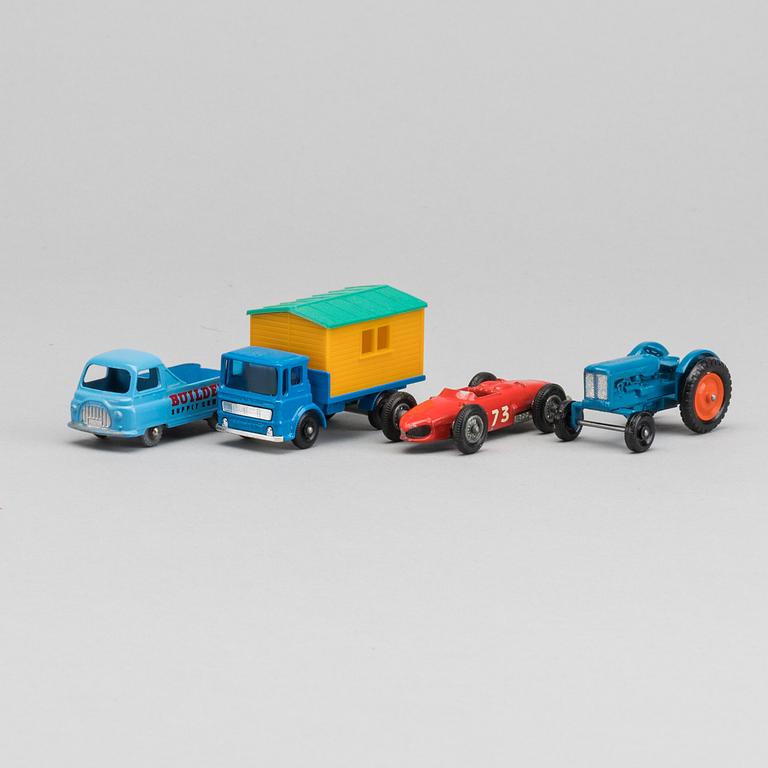 LESNEY MATCHBOX SERIES FOUR CARS.