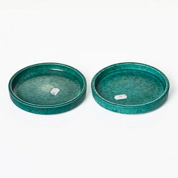 Wilhelm Kåge, a collection of ceramic, mostly "Argenta", 49 pieces, Gustavsberg, Sweden, 1930's-60's.