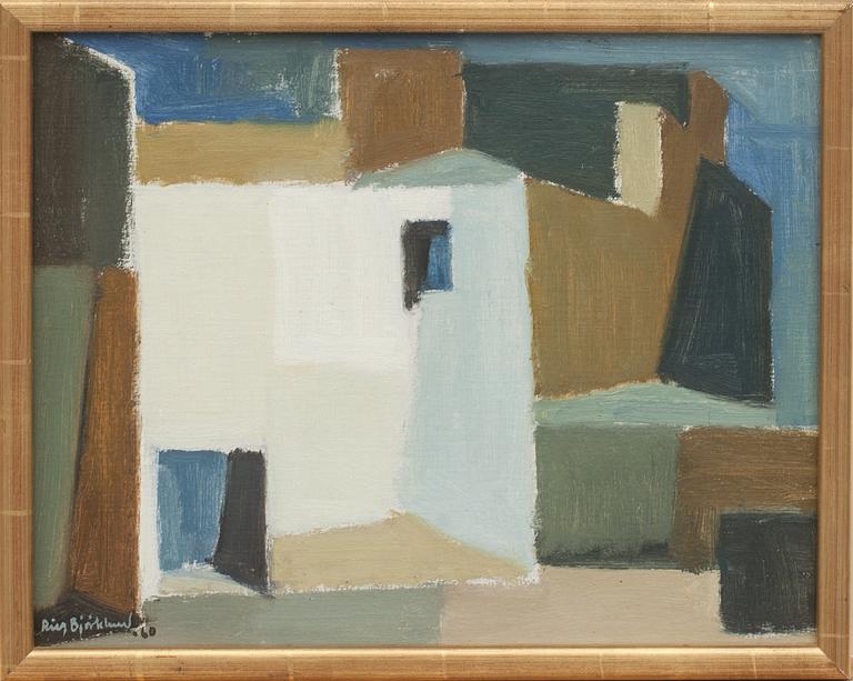 RICHARD BJÖRKLUND, olja på pannå.