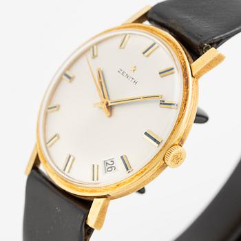 Zenith, wristwatch, 34 mm.
