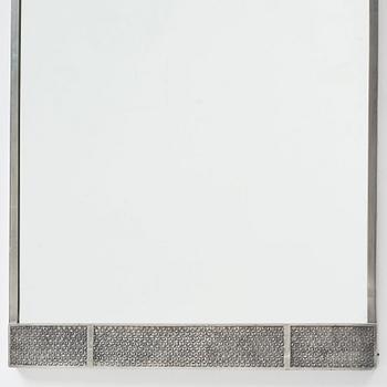 Firma Svenskt Tenn, a pewter framed mirror, Stockholm 1932.