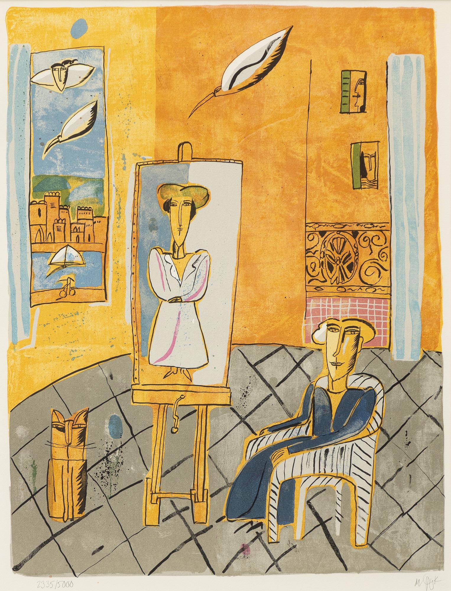 Madeleine Pyk, "I ateljén".