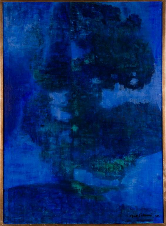 Max Salmi, "TREE IN BLUE".