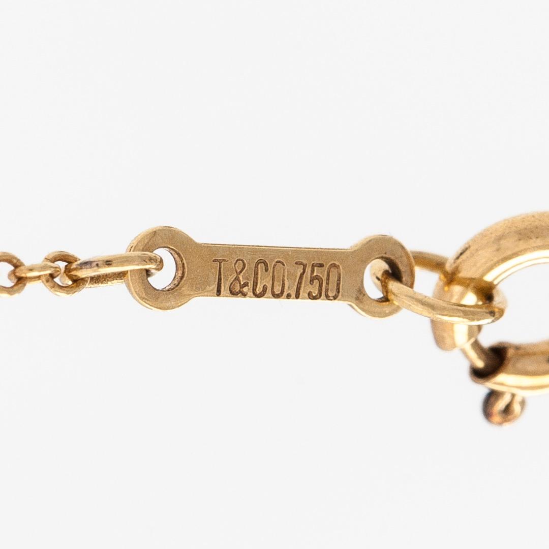Tiffany & Co, Paloma Picasso, a "Double Loving Heart" necklace in 18K gold.