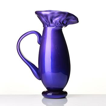 Fredrik Nielsen, a glass sculpture, 'Purple Pitcher', The Glass Factory, Boda, Sweden, 2009.