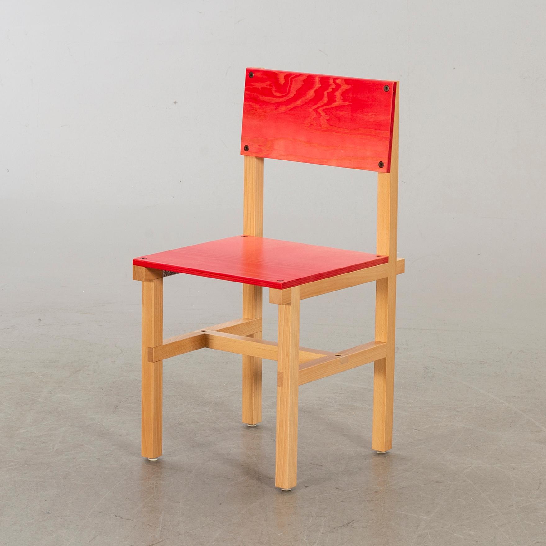 FREDRIK PAULSEN, "Röhsska"Designbaren, chair, Blå Station 2020, Chair 45/102.