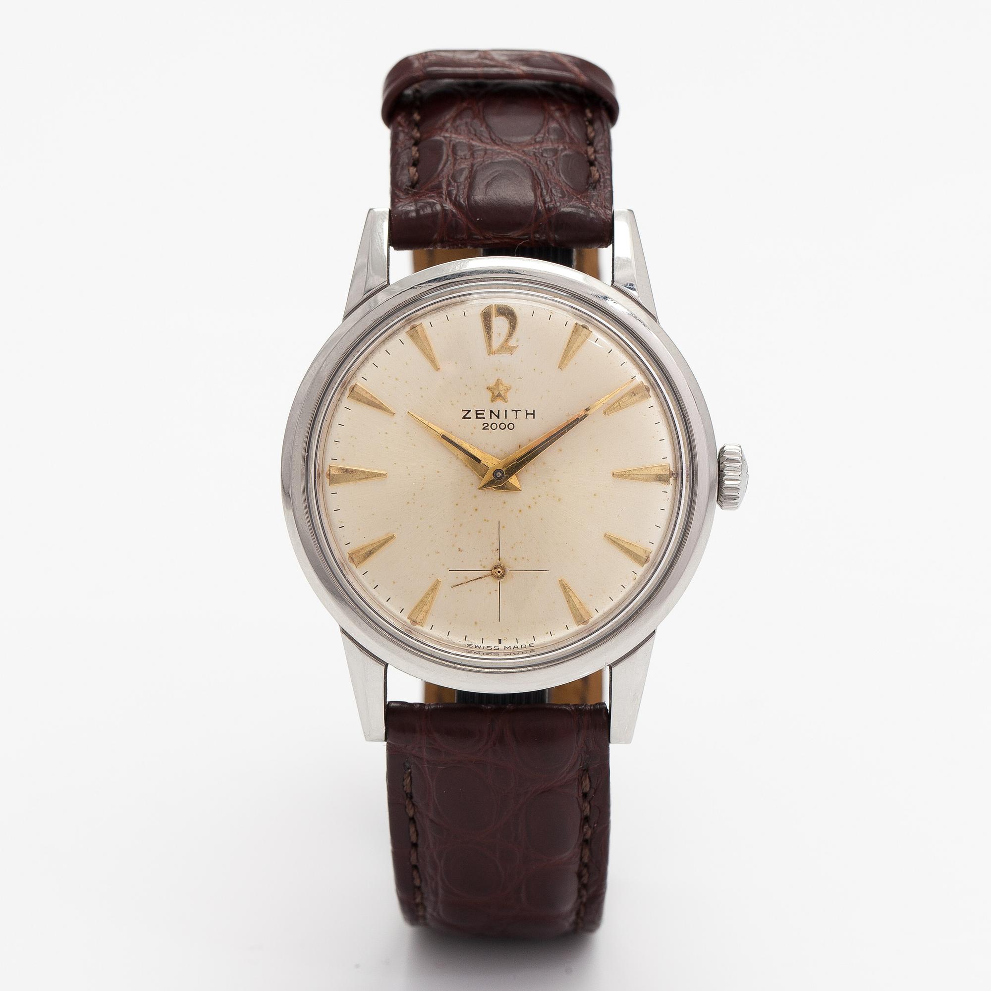 ZENITH 2000 wristwatch 35 mm. Bukowskis