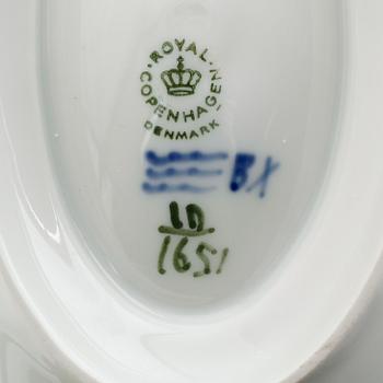 SERVISPORSLIN, 24 delar, "Blå blomst", Royal Copenhagen.