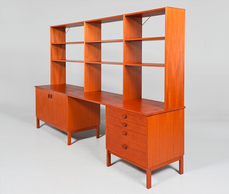 SKRIVBORD/BOKHYLLA, Ulfa-serien, Sten Engdahl och Tage Olofsson, Ulferts, Tibro, 1950/60-tal.