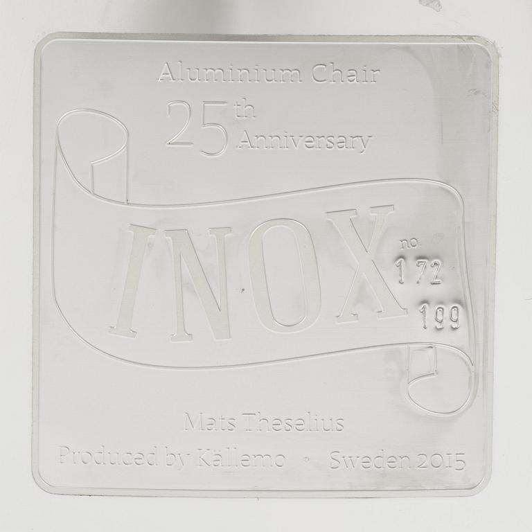 Mats Theselius, fåtölj, "Inox", ed. 172/199, Källemo, Värnamo, efter 2015.