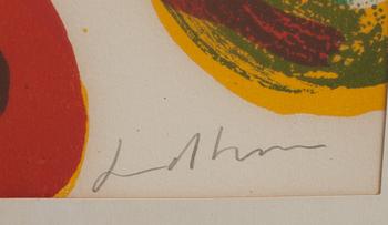 BENGT LINDSTRÖM, färglitografi. Numrerad 110/200 och signerad.