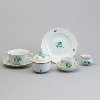 COFFEE AND TEA SET, 19 parts, ceramics, Herend.