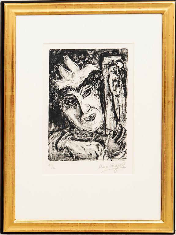 Marc Chagall, lithograph signed and numbered 18/30.