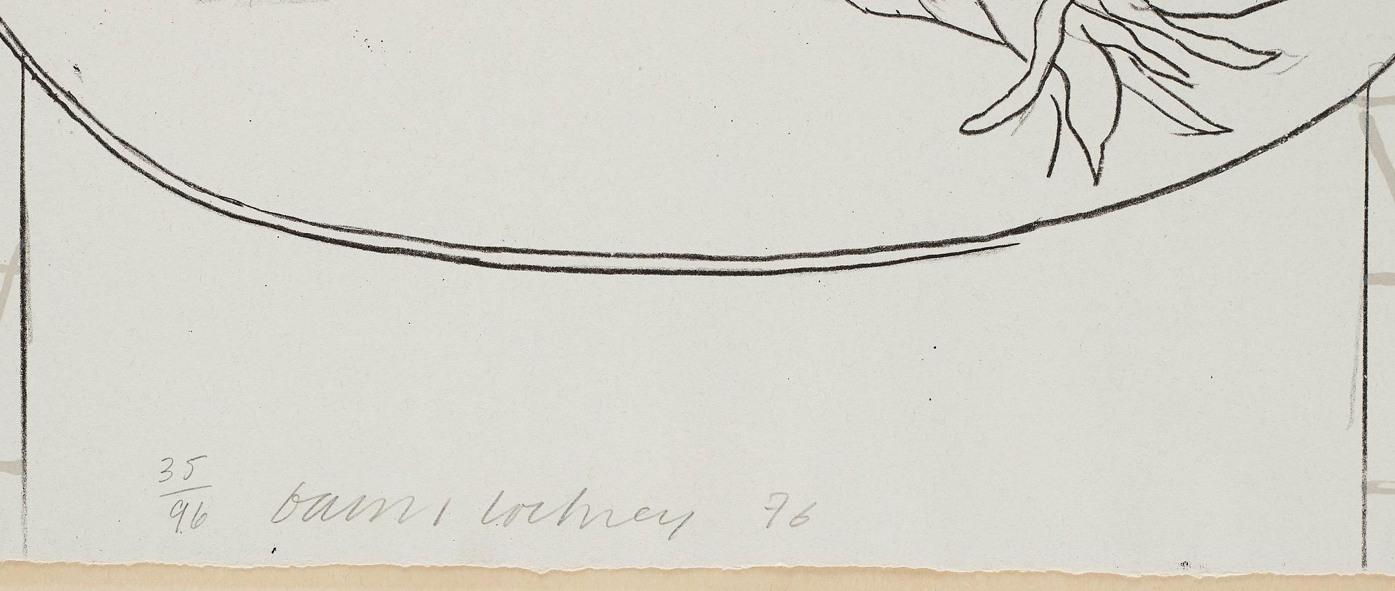 David Hockney, "Christopher Isherwood and Don Bachardy".