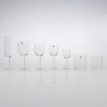 Timo Sarpaneva, a set of 57 ''Marcel' 2170 drinking glasses for Iittala.