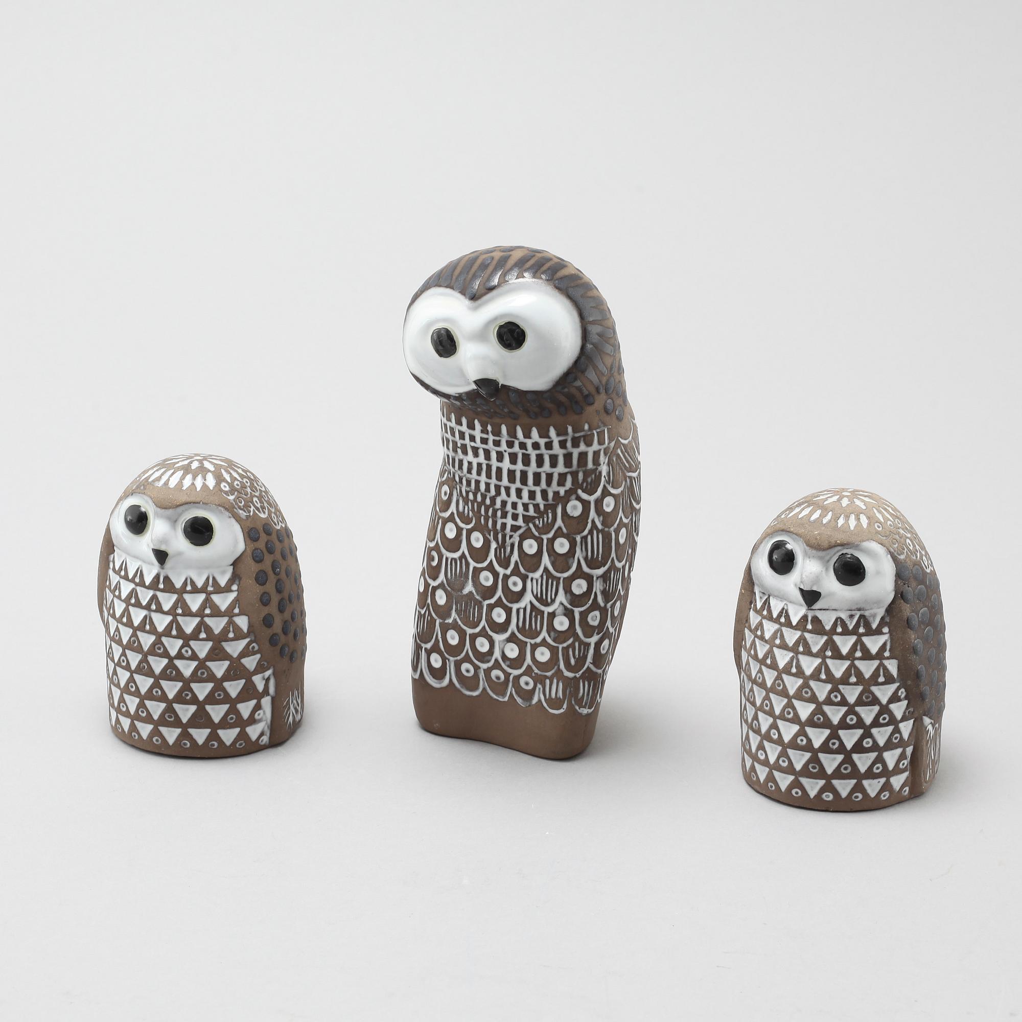 MARI SIMMULSON, 3 st, figuriner, lergods, Upsala-Ekeby,