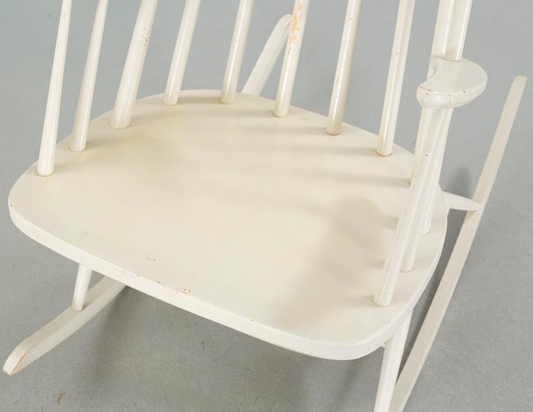 A "Gunga Din" rocking chair, designed by Gillis Lundgren for IKEA, second half of the 20th century.