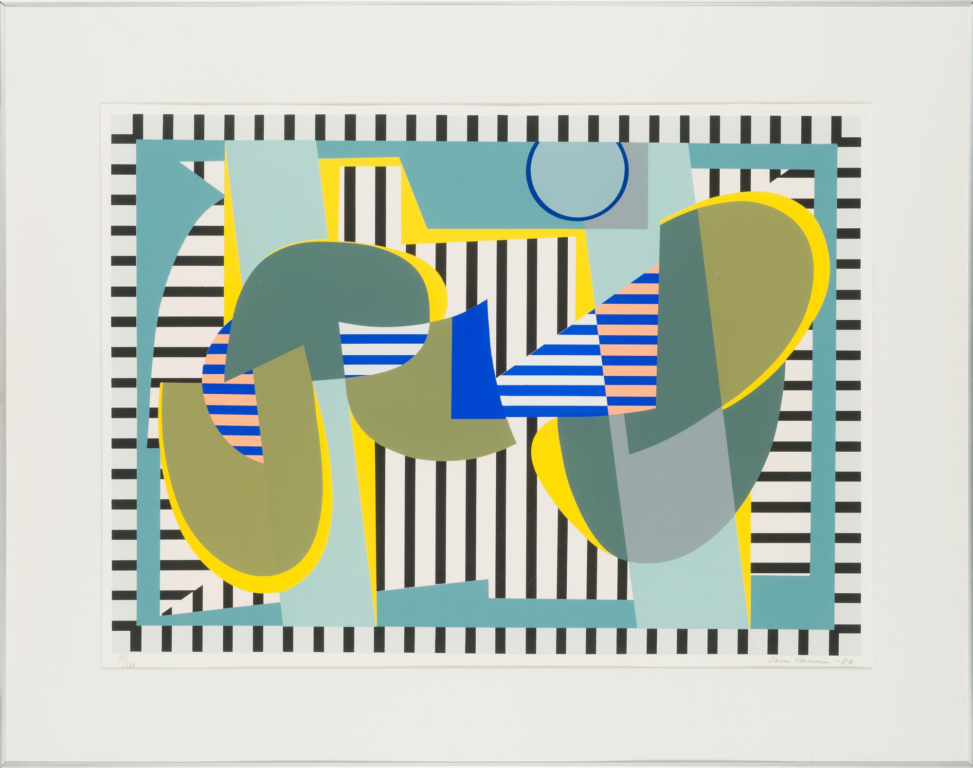Sam Vanni, silkscreen, signed and dated -80, numbered 91/100.