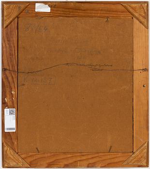 Martin Åberg, oil on panel, signed and dated -28.