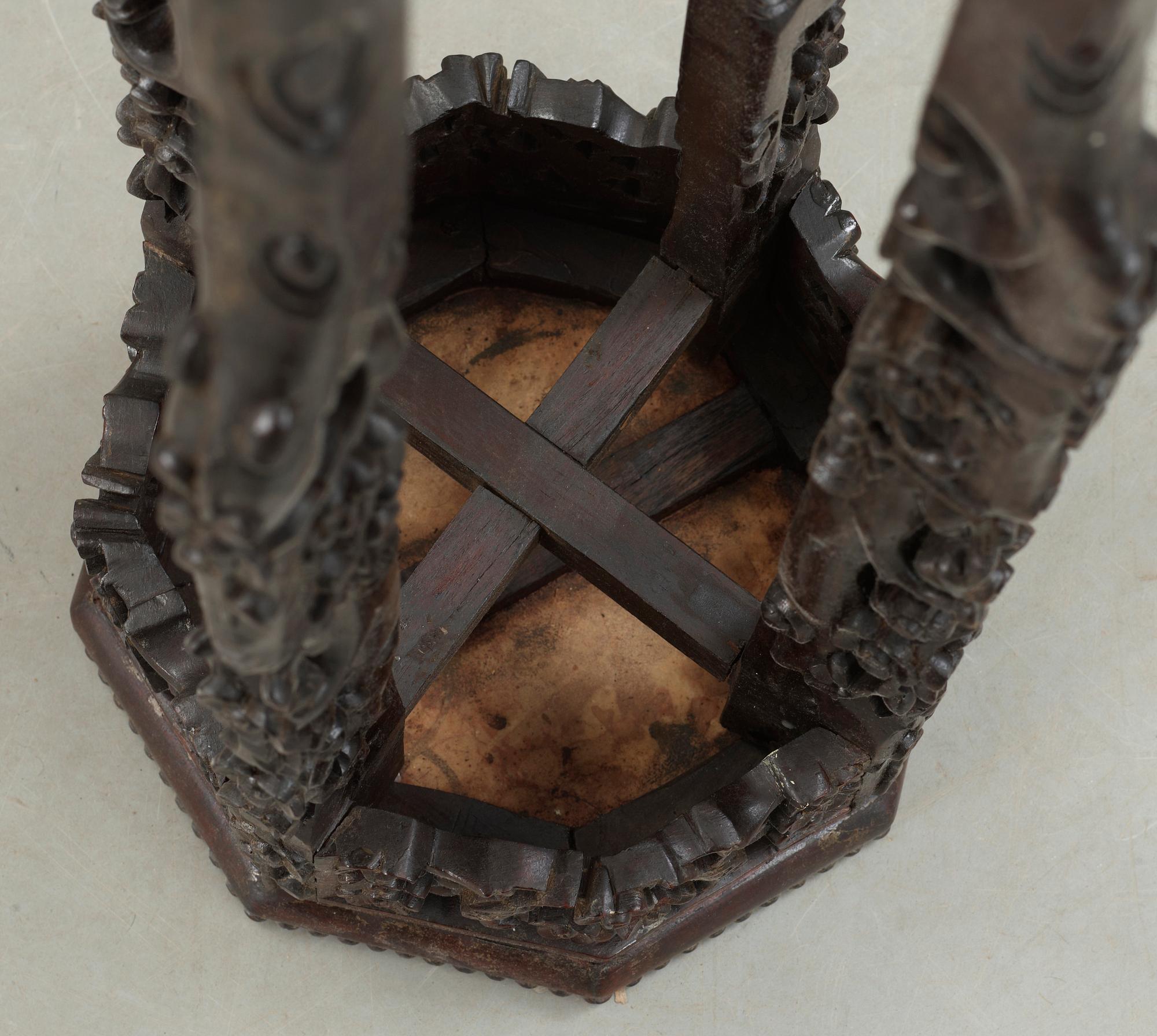 PIEDESTAL, Kina, 1800-tal.