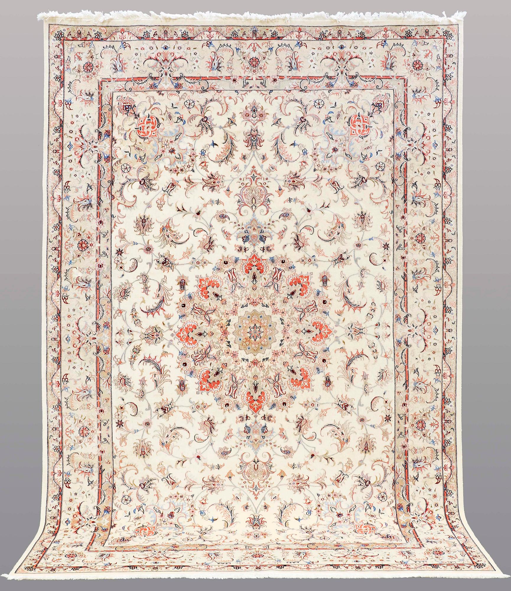 MATTA, Täbris part silk, so called 50 Radj, 299 x 198 cm.