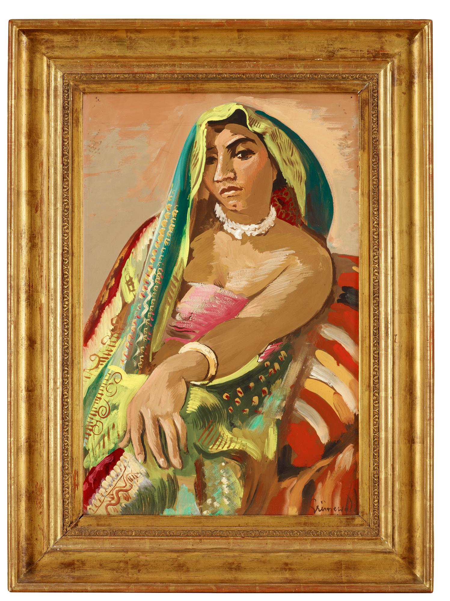 Isaac Grünewald, "Hinduiskan i den indiska sjalen" (The Hindu Woman).