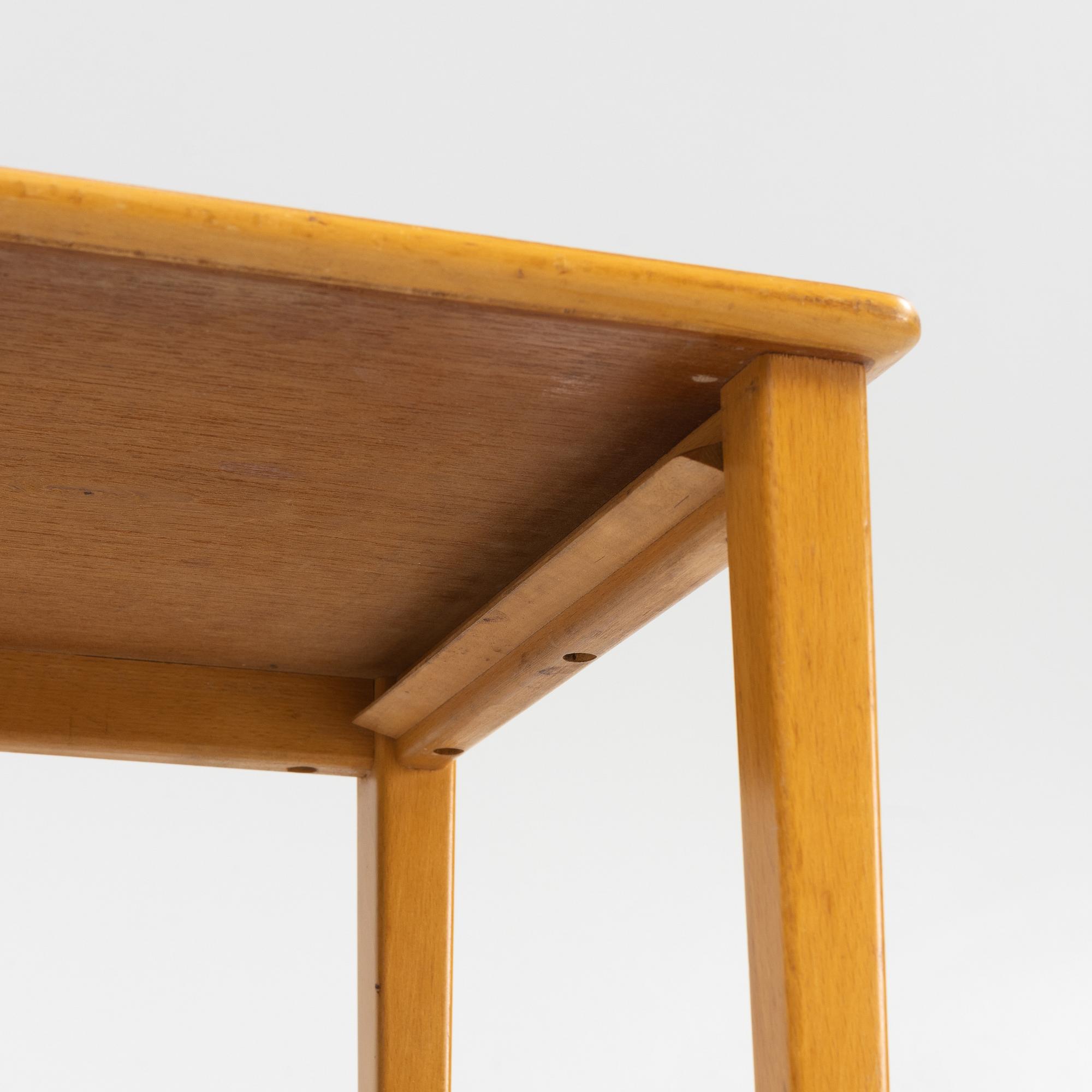 Axel Larsson, a nesting table, probably by Svenska Möbelfabrikerna Bodafors, mid 20th Century.