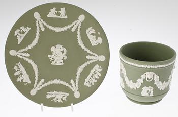 FAT SAMT YTTERFODER, jasperware, Wedgwood England, 1900-tal.