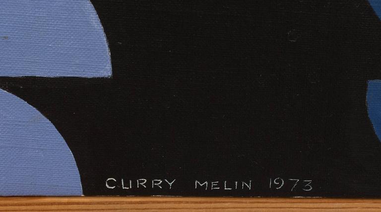 CURRY MELIN, olja på duk, signerad och daterad 1973.